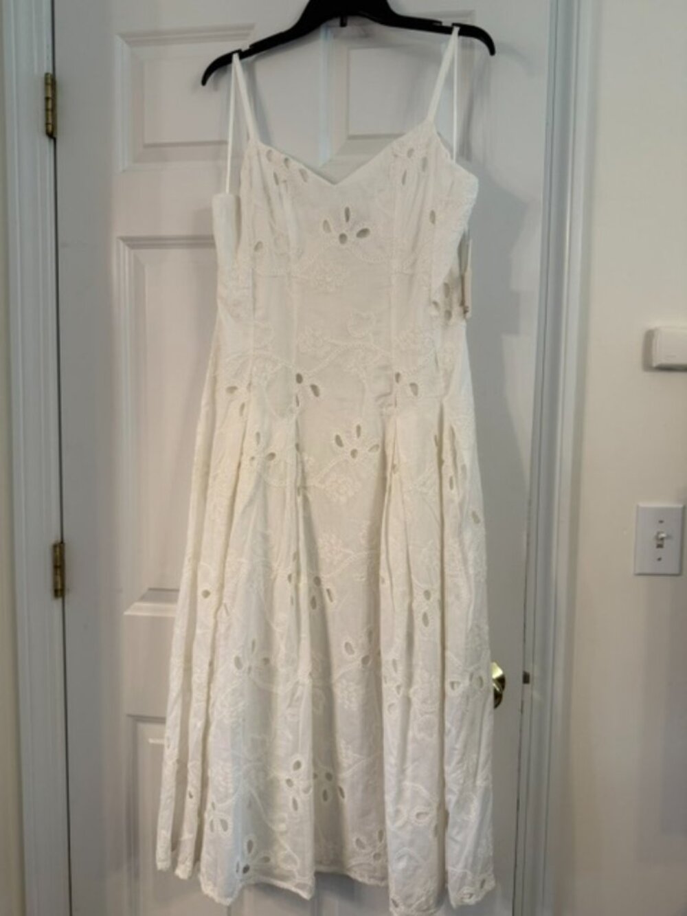 CeCe, NWT, Women's Maxi A-Line Embroidered Dress, Size Large